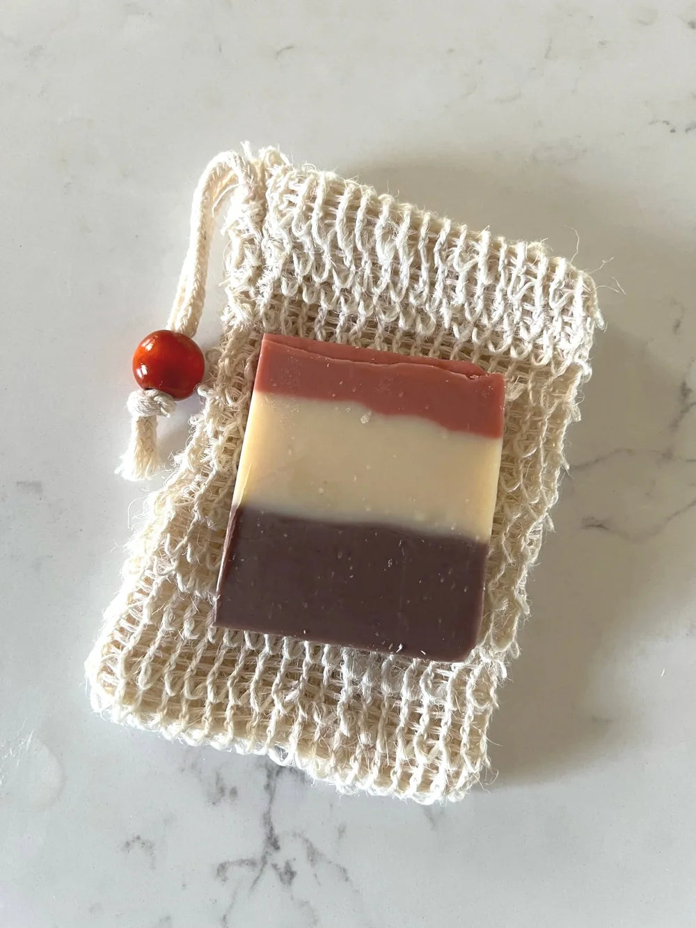 Natural Soap Saver + Lathering Exfoliating Bag