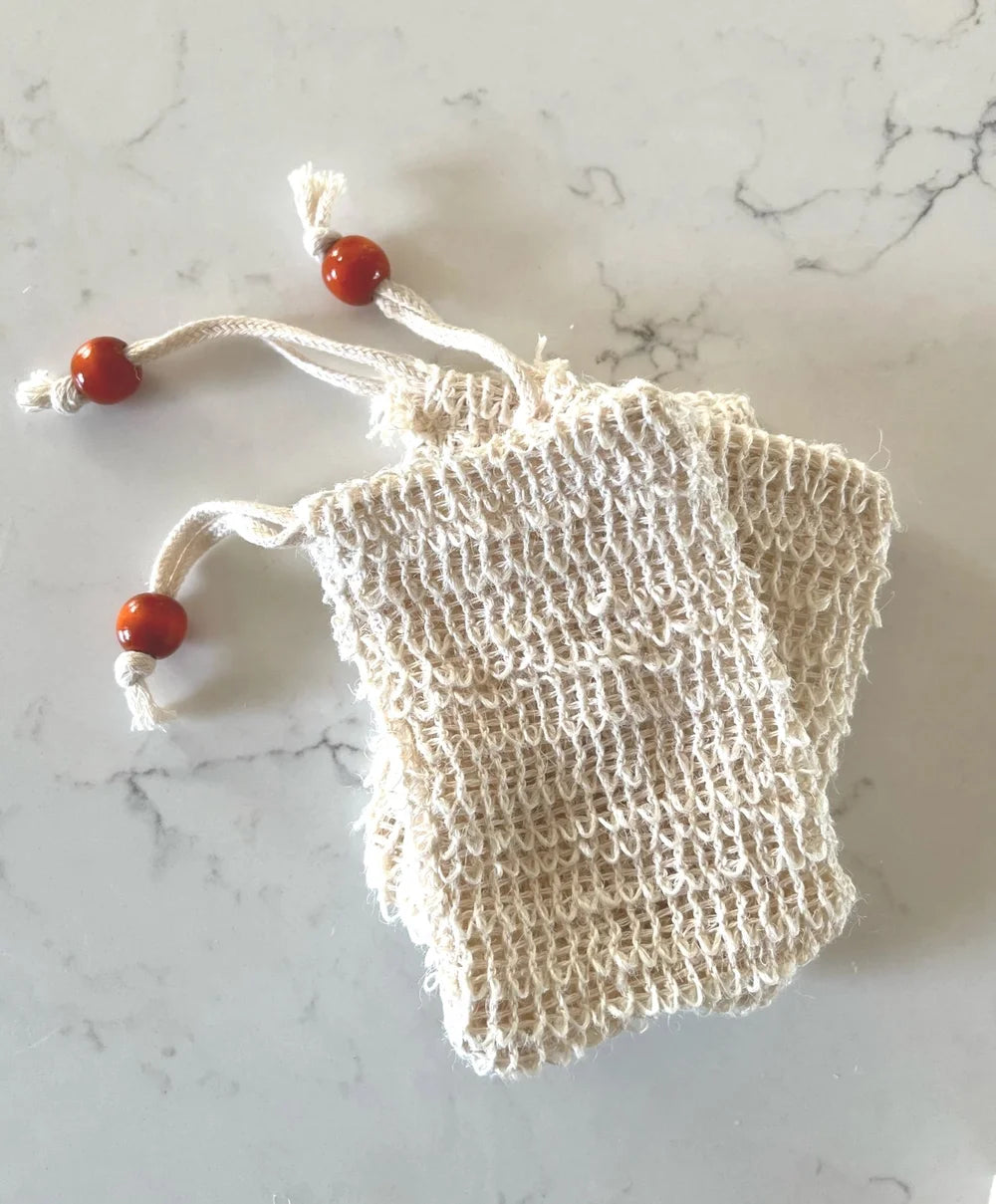 Natural Soap Saver + Lathering Exfoliating Bag
